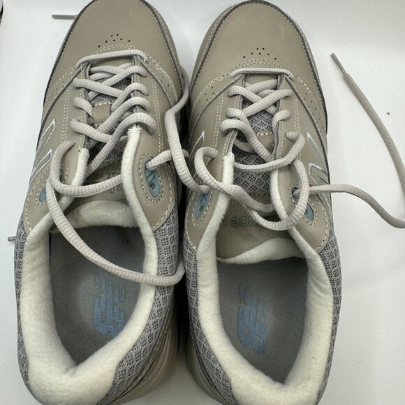 New! New Balance Greige Comfort Running Sneaker Gray Men's 8 EE Extra Wide $160 - Picture 5 of 8